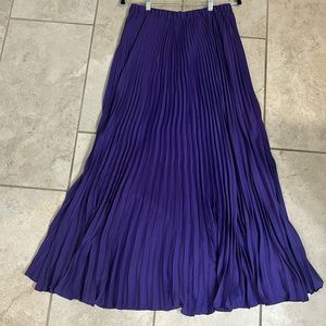 Club Monaco Pleated Maxi Skirt